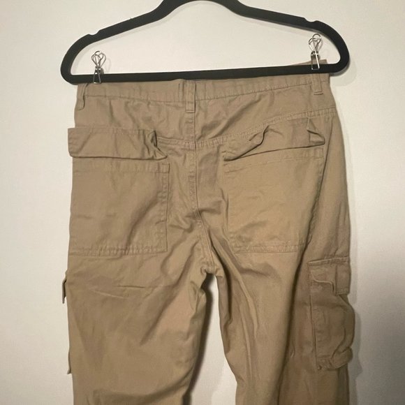 PLT Low Rise Tan Cargo Pants - Picture 4 of 16
